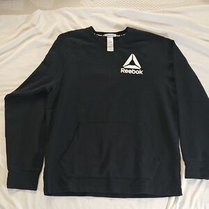 Reebok Black oversized Crewneck Sweatshirt